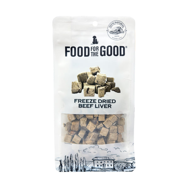 Food For The Good Freeze Dried Beef Liver Pet Treats, 80g