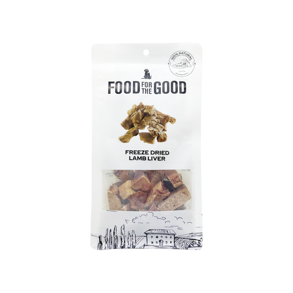 Food For The Good Freeze Dried Lamb Liver Pet Treats, 70g