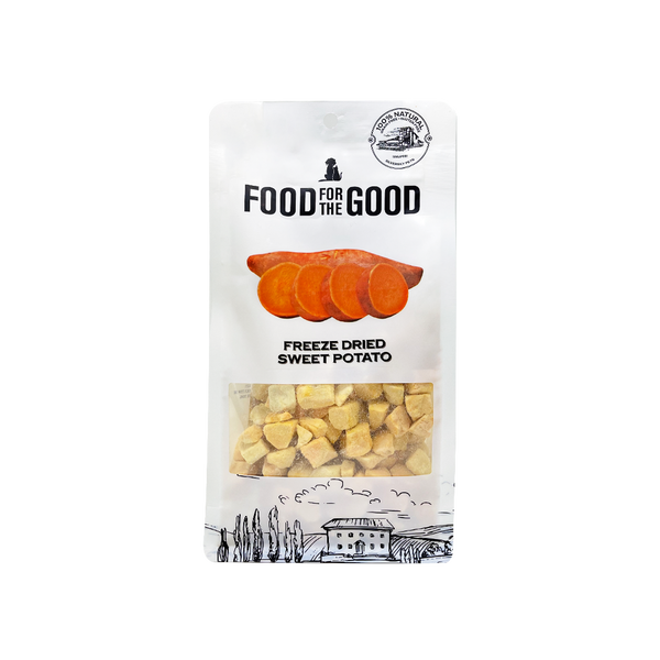 Food For The Good Freeze-Dried Sweet Potato Pet Treats, 100g