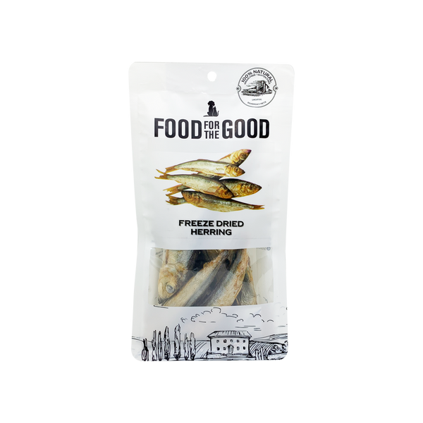 Food For The Good Freeze Dried Herring Pet Treats, 50g