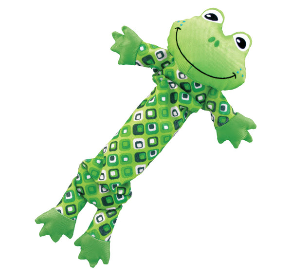 Kong Stretchezz Frog Dog Plush Toy