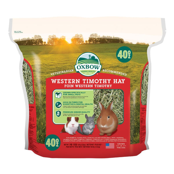 Oxbow Western Timothy Hay for Small Animals (3 Sizes)