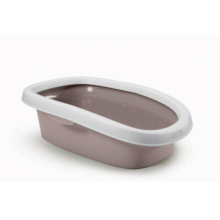 Stefanplast Sprint 20 Cat Litter Tray - Powder Pink - Happy Hoomans